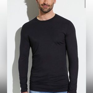 Zimmerli 700 pureness long sleeve T-shirt long black